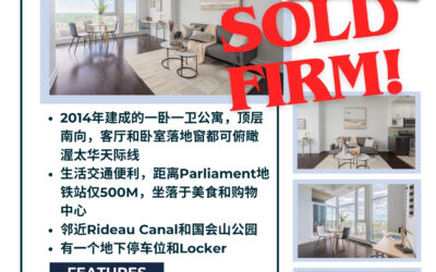 【于军地产 好房成交】位于Downtown的一卧一卫顶层公寓Sold Firm了!恭喜卖家！虽然中间有小插曲，但是我们还是顺利成交了!