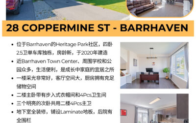 【于军地产 好房上市】位于Barrhaven的宜居之所！28 Coppermine St