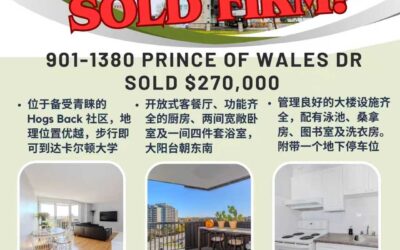 【于军地产 公寓成交】热烈祝贺Mooney’s Bay两卧公寓成功Sold Firm！🎉 这套黄金地段的精品公寓步行可达卡尔顿大学、公园沙滩、商场及公交站，自住投资两相宜，尤其适合投资或退休安居。[Sun]专业团队精准把握市场需求，高效推进交易全流程，期待即将到来的顺利交房！[Clap]