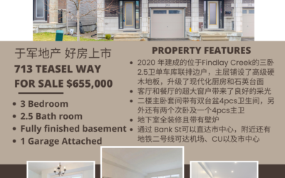 【于军地产 好房上市】Findlay Creek 现代轻奢边户 📍 713 Teasel Way