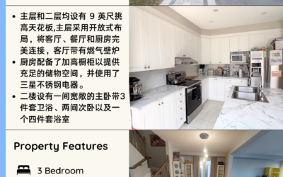 🏡【于军地产 精品租赁】Barrhaven Harmony 现代三卧独立屋 📍 614 Hamsa St
